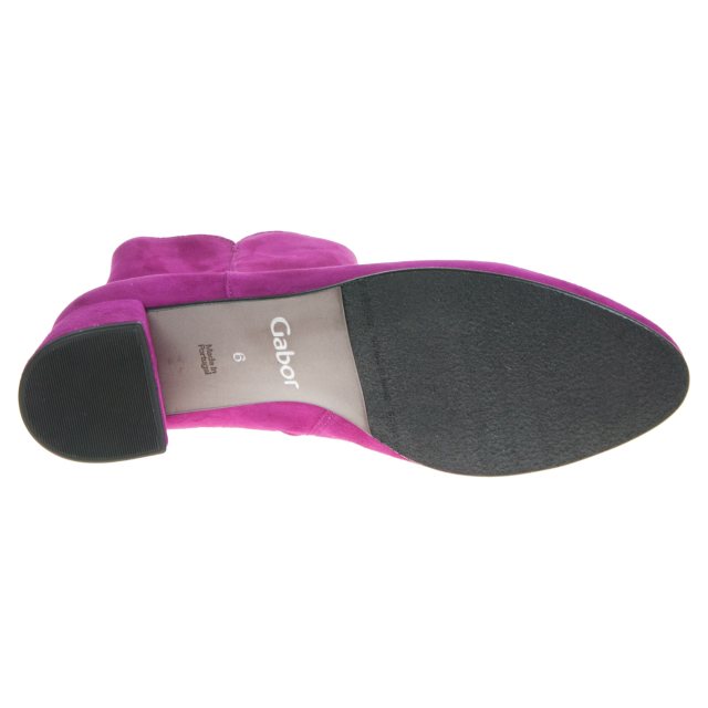 Suede Gabor Ankle Boots Rosa Gabor Abbey Orchid Suede Ankle Boots