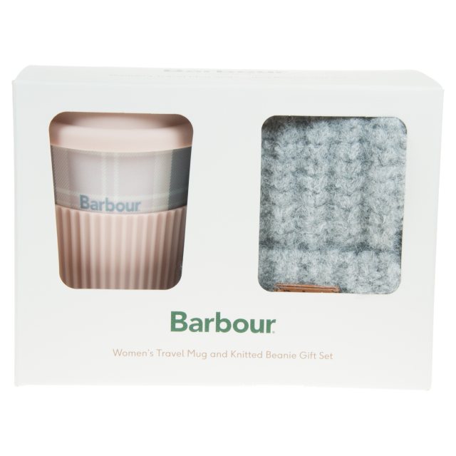 Barbour Travel Mug & Beanie