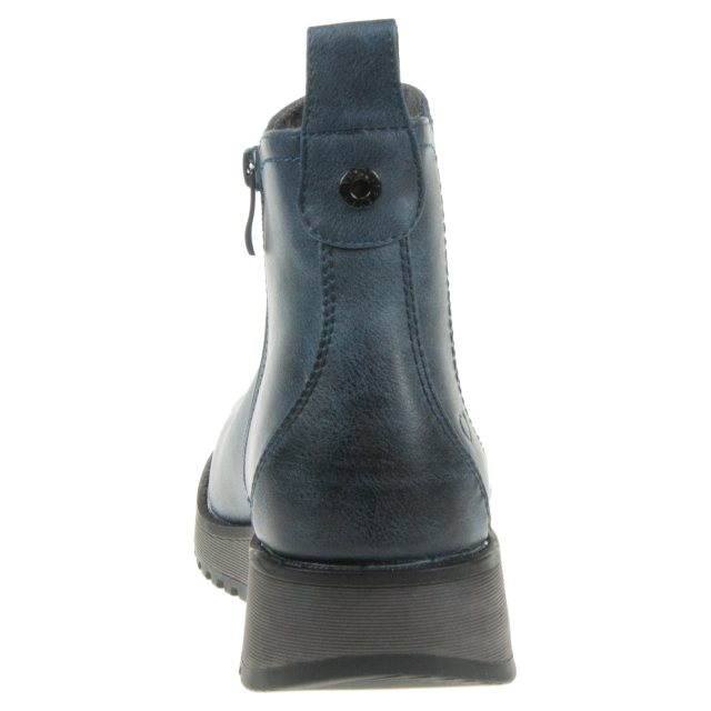 Heavenly Feet New Rolo2 Navy Ankle Boots Humphries Shoes