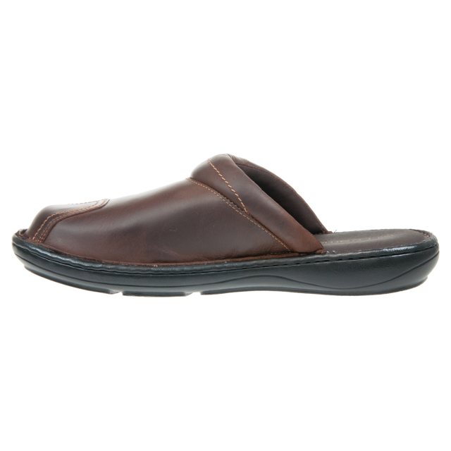Roamers M024 Brown M024BY Mule Slippers Humphries Shoes