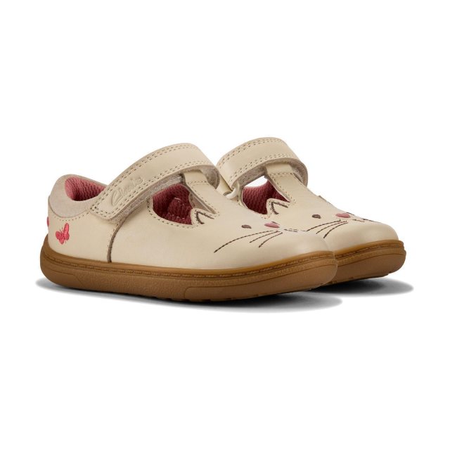 Clarks Flash Ears Off White 26176484 Girls Shoes Humphries