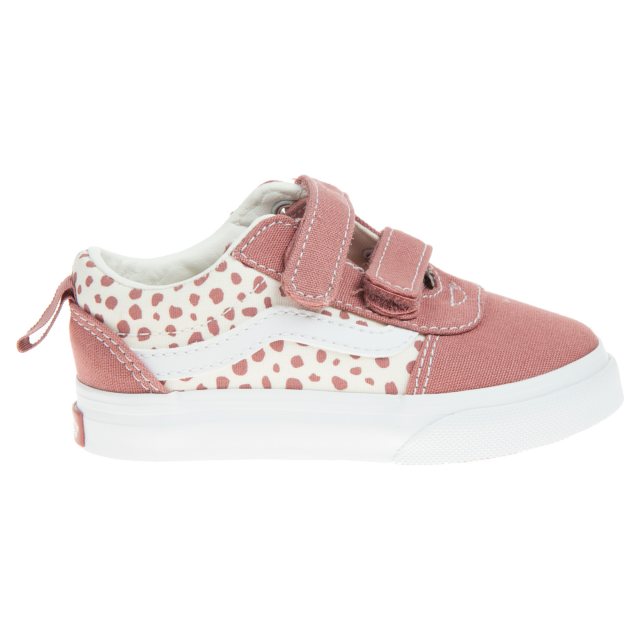 Vans Toddlers Ward Velcro Dots Withered Rose VN0A5JLOCHO1 Girls Shoes Humphries Shoes