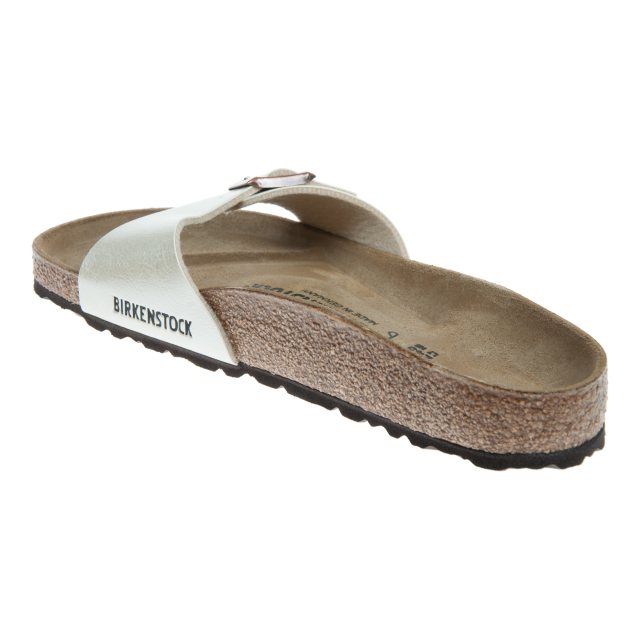 Birkenstock Madrid Graceful Pearl White 940151 Mule Sandals