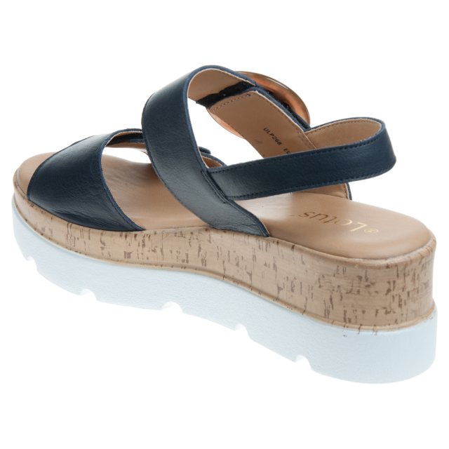 Lotus Cammie Navy ULP268DE Full Sandals Humphries Shoes