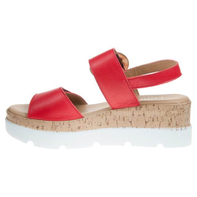 Lotus red sandals 2025