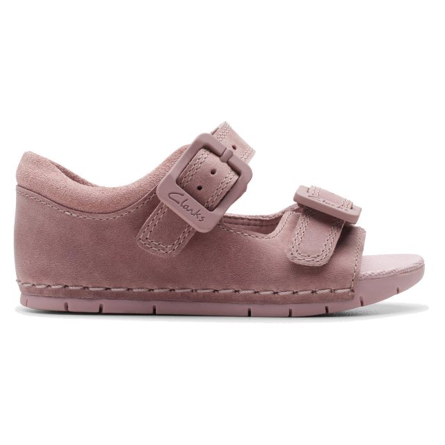 Clarks Baha Beach T. Dusty Pink 26176451 Girls Sandals Humphries Shoes