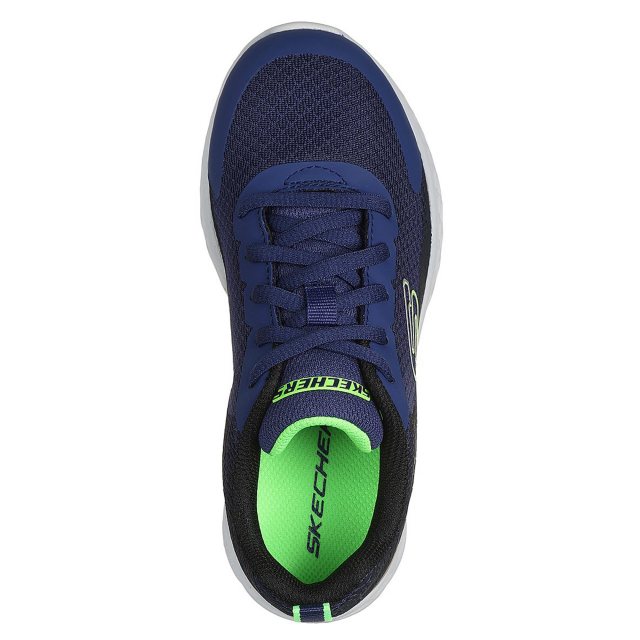 Skechers Micro II - Zovrix Navy / Black / Lime 403925L NBLM - Boys