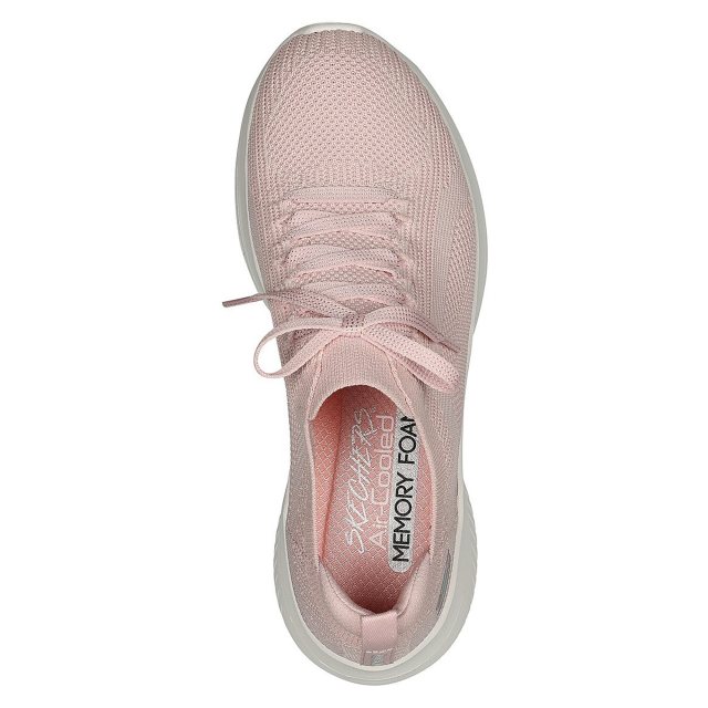 Pink Ladies Skechers Air Cooled Memory Foam Skechers Shoes