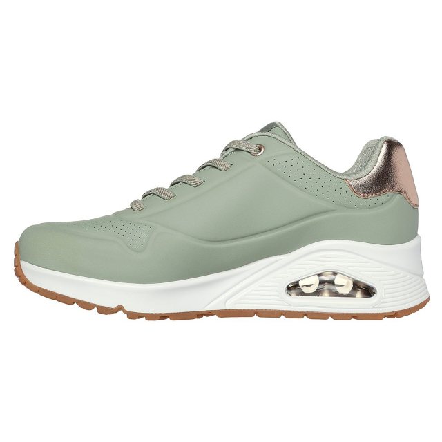 Skechers Uno Shimmer Away Sage 155196 SAGE Everyday Shoes