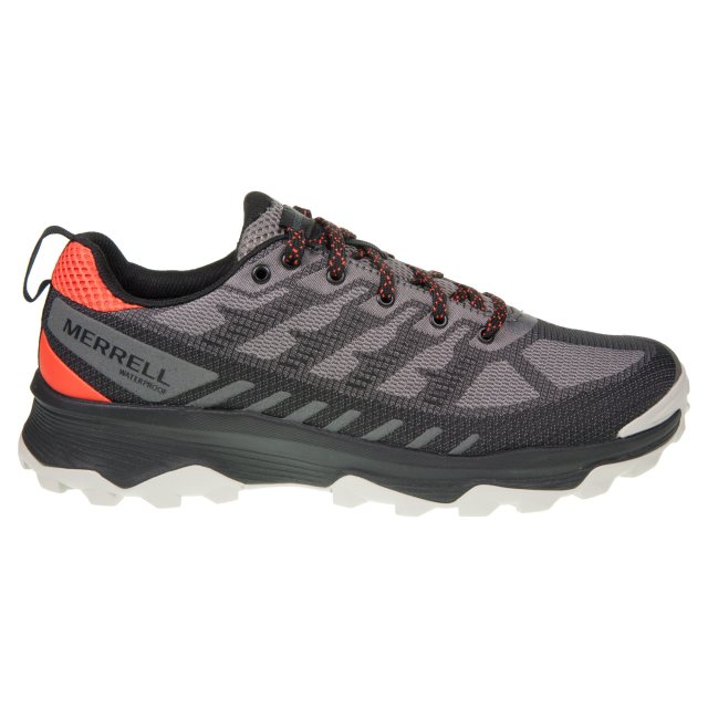 Merrell Mens Speed Eco Waterproof Charcoal/Tangerine 036999