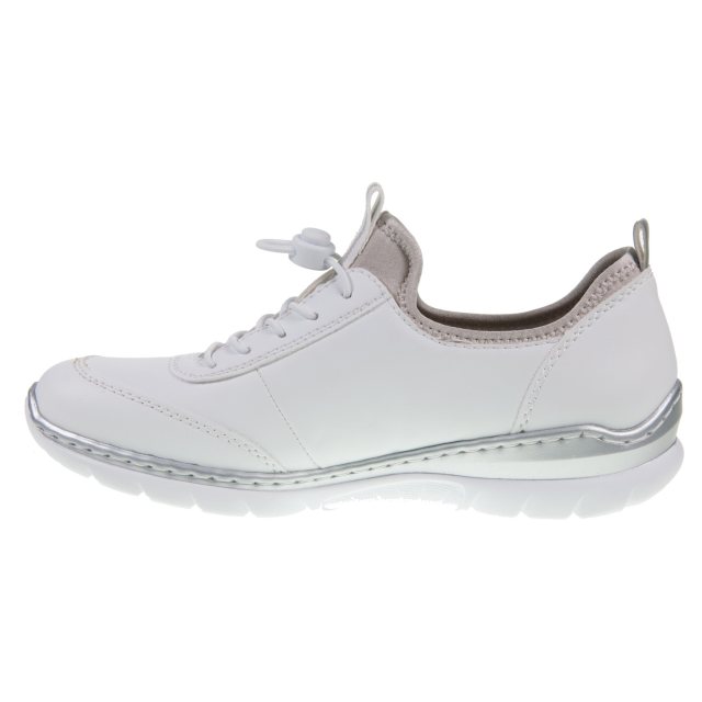 Rieker L3259 Nikita White L3259-80 - Everyday Shoes - Humphries Shoes