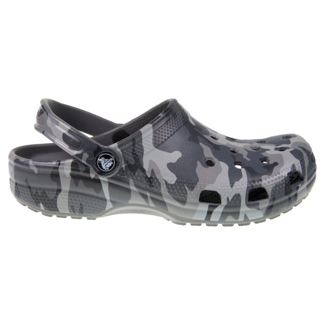 Camo Crocs Online Uk Crocs Printed Camo Clog Slate Grey Multi