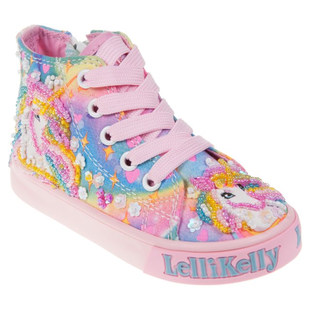 Rainbow Lelli Kelly Unicorn Hi Tops Lelli Kelly Unicorn Rainbow