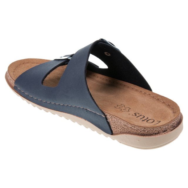 Lotus Sirmione Navy ULP296 DE Mule Sandals Humphries Shoes