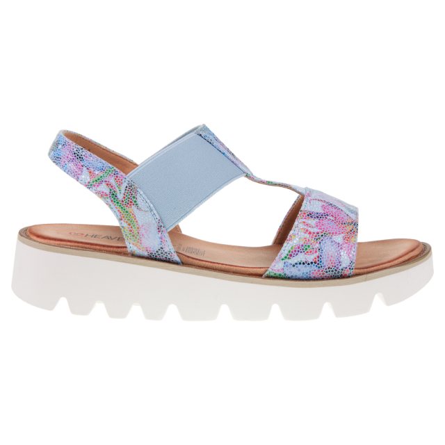 Heavenly Feet Ritz Floral Blue SM0002782 Full Sandals