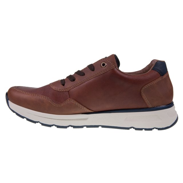 Rieker B0701, con Lacci Uomo, Blu, 45 EU