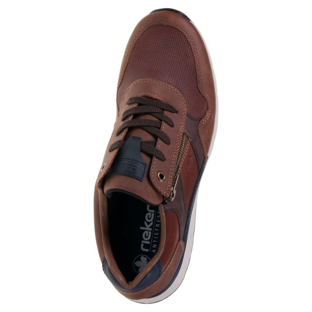 Rieker Uomo B0701 Lacci, Marrone, 40 EU
