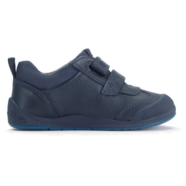 Start-Rite Hopper Navy Leather 1409_9 Boys Shoes Humphries Shoes