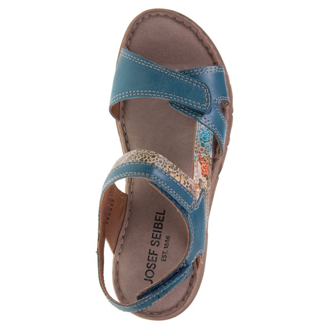 Josef Seibel Brenda 03 Azur-Multi 76803 383 517 - Full Sandals