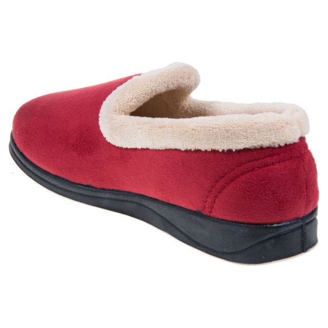 Padders Repose Red 406/42 Full Slippers Humphries Shoes