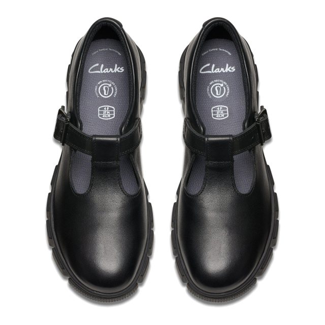 Clarks Lederschuhe Jungen - Klassische Oxfords In Schwarz