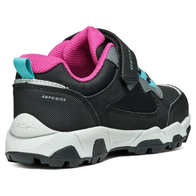 Geox MAGNETAR BOY ABX - Schnürstiefelette - brown/dark yellow/braun
