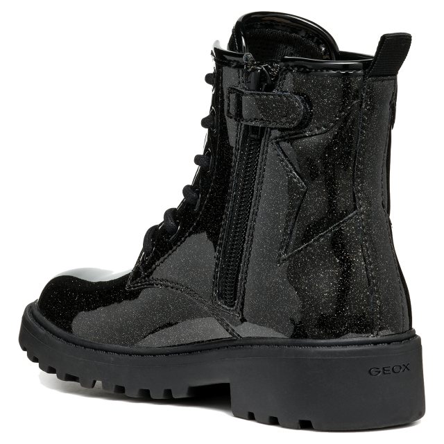 Geox Meisjes J Casey Girl B Enkellaarsjes, zwart, 32 EU