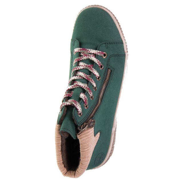 Rieker Dames N0709 veterlaarzen, blauw, 42 EU breed, blauw, 42 EU Breed