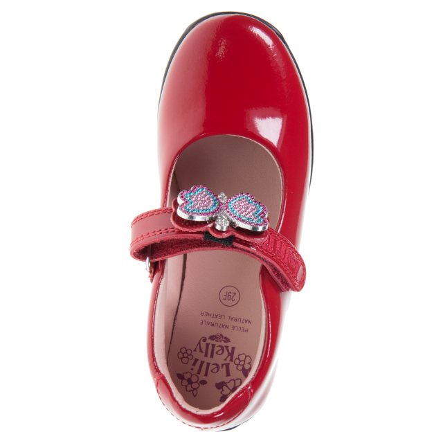 Lelli Kelly Luna Red Patent LKS08611 RS03 Girls Shoes