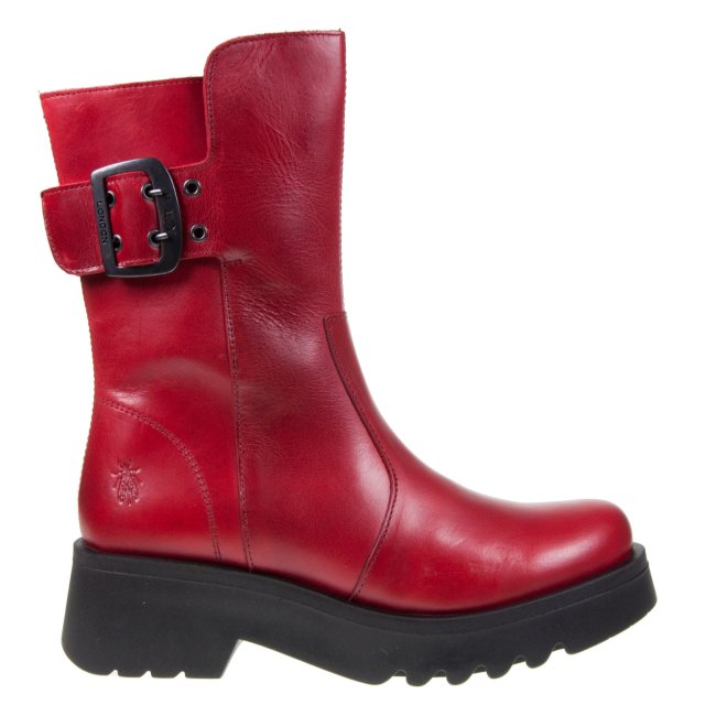 Fly London Mazz 127 Red P145127004 - Calf Boots - Humphries Shoes