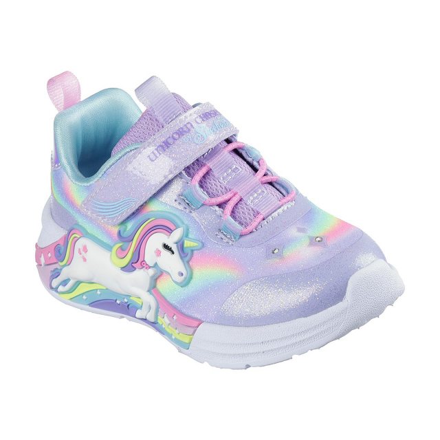 Skechers 302298N Unicorn Chaser Lavender Multi 302298N LVMT Girls Shoes Humphries Shoes