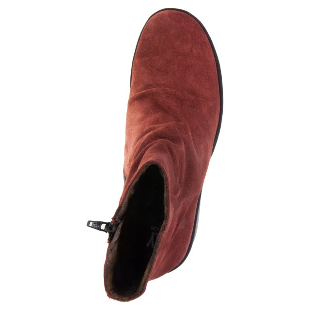 FLY London Women's Baan538fly Wedge Shoes - Leather Upper With Inside Zipper