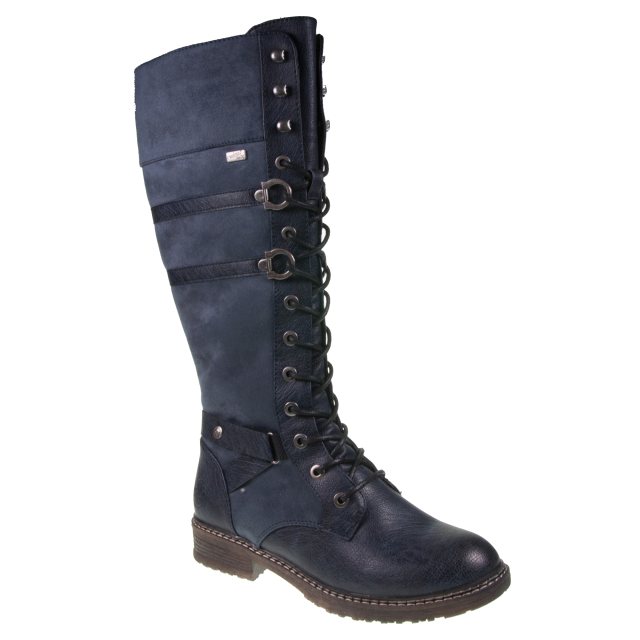 Rieker 94732 Navy 94732 14 Knee High Boots Humphries Shoes