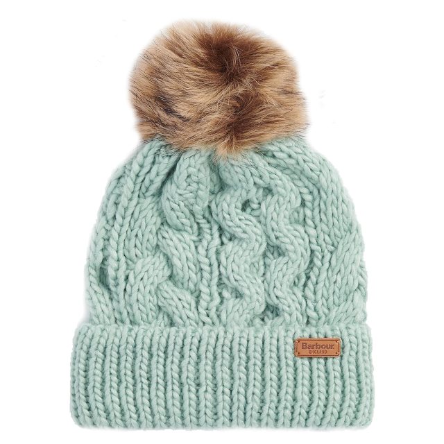 Barbour Penshaw Beanie Scarf Soft Mint LGS0025GN15 Hats