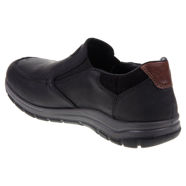 Rieker Men's Sneakers 03651, Black, 40 EU