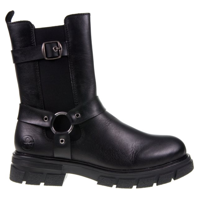 Rieker LADIES Ankle Boots Z5770,Women's Ankle Boots, Black (schwarz / 00), 40 EU : Rieker
