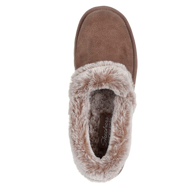 Skechers 169027 Cozy Up Taupe 169027 TPE - Full Slippers