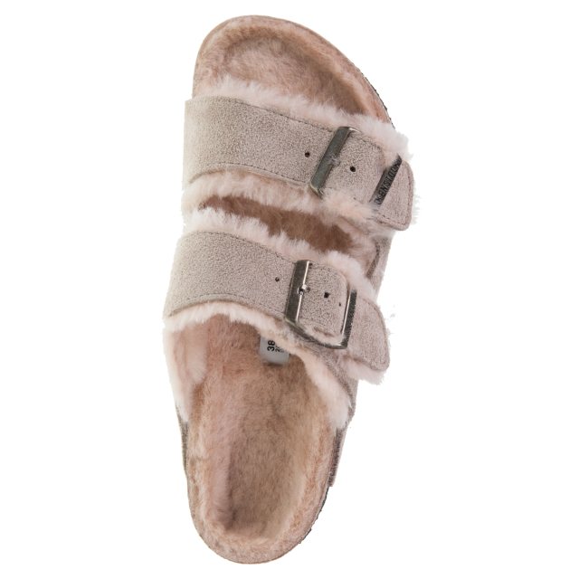 Arizona Fur Lined Birkenstock Fuzzy Sandals Birkenstock Arizona
