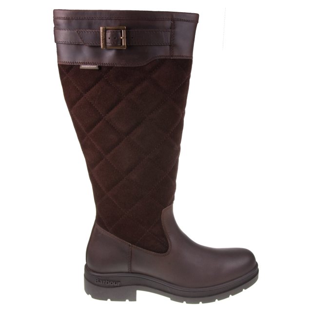 Barbour Oak Brown LFO0736BR11 Knee High Boots Humphries Shoes