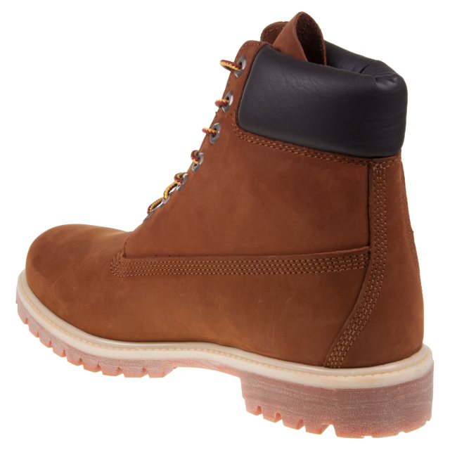 Timberland 6-Inch Premium Boot Waterproof Mens Dark Wheat Nubuck