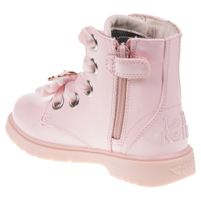 Lelli Kelly Fior Di Fiocco Boot Pink Patent HF4330 AVR - RO01