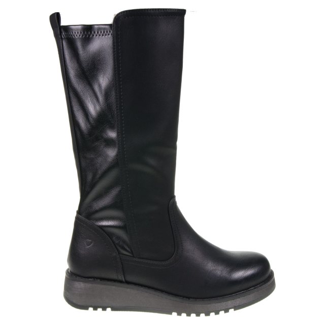 Heavenly Feet Luna Black Knee High Boots Humphries Shoes