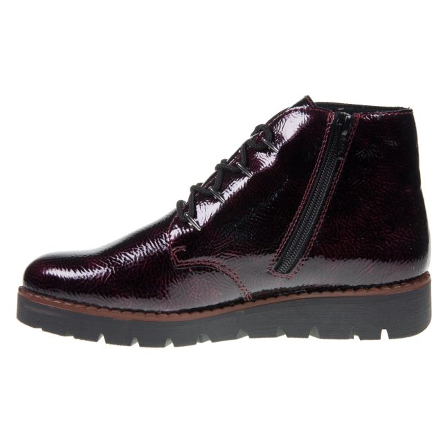 Talon Femme Rieker Bottines - 44902 (Rouge) - Bottines Et Boots Chez (739059 Chaussures Femme Largeur Normale F