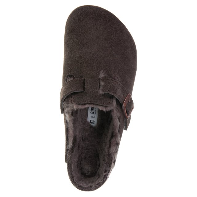 NEW BIRKENSTOCK Boston VL/ Shearling Suede MOCHA (1020567) Men\'s US 10 EU43 UK 9 Boston Shearling Suede Leather in Color Mocca | BIRKENSTOCK UK main image 4