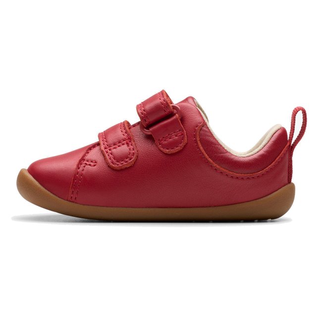 Roamer Clarks Baby Walkers Clarks Roamer Craft Toddler Red Leather