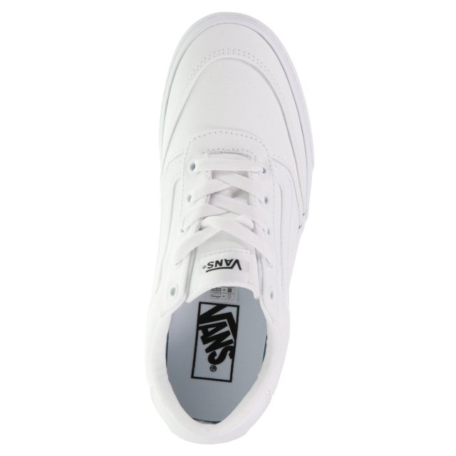 Vans Womens Brooklyn LS White/White VN000D7UWWW1 Everyday Shoes