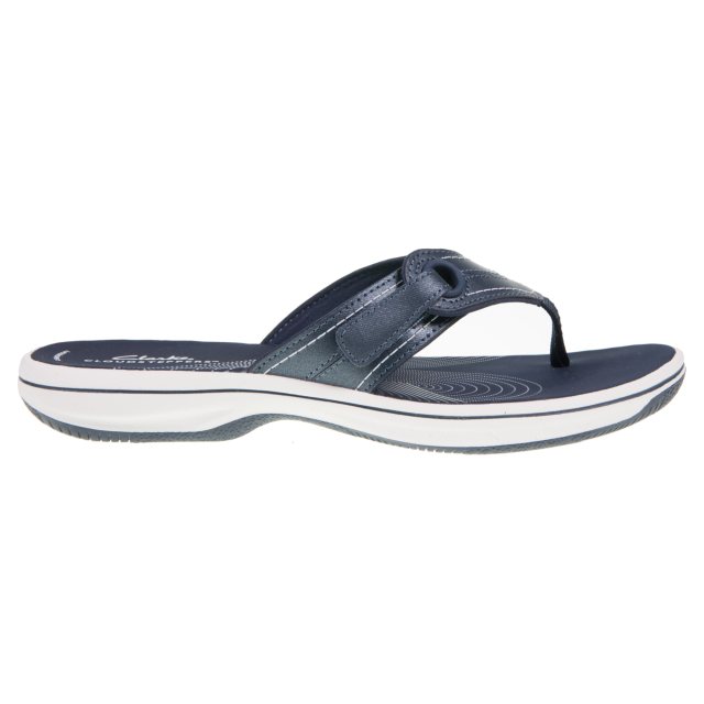 Clarks Brinkley Reyna Navy 26182731 Mule Sandals Humphries Shoes