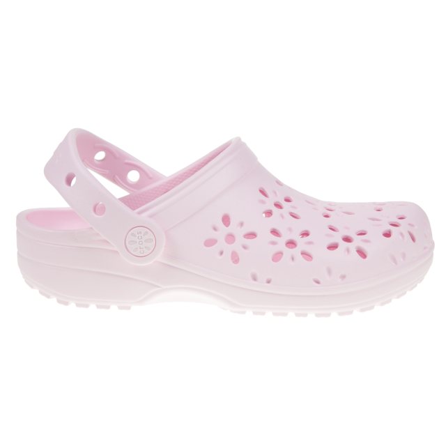 Crocs Floral Cutout Clog Kids
