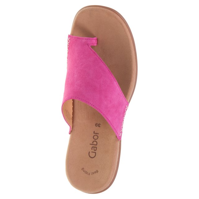 Gabor Lanzarote Hot Pink Mule Sandals Humphries Shoes