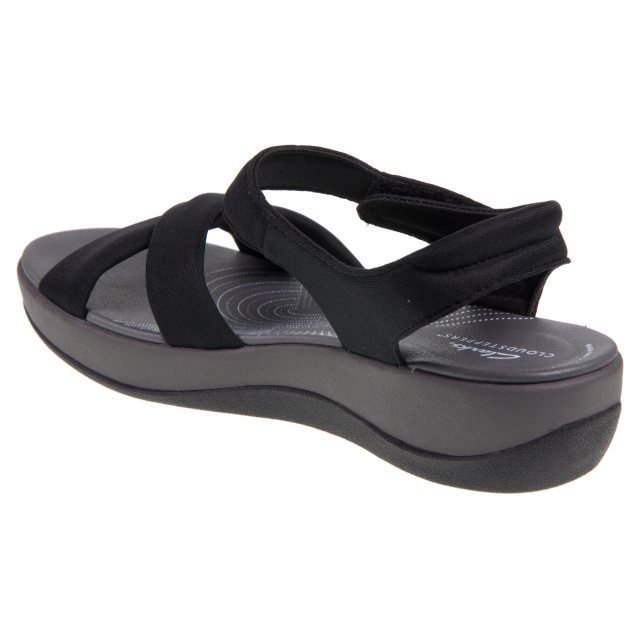Clarks Arla Daisy Black 26182171 Full Sandals Humphries Shoes